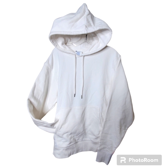 Champion Other - Champion mens classic fleece pullover hoodie white small